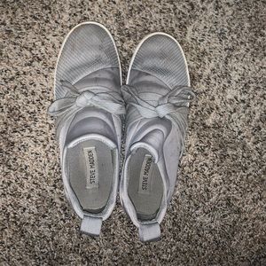 Gray Steve Madden sneakers